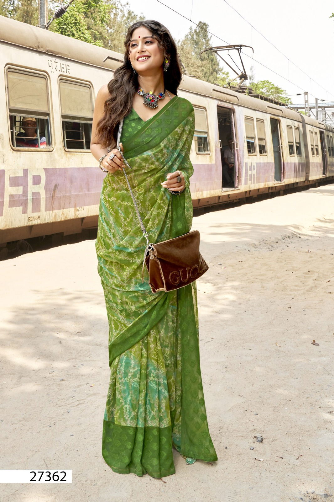 Sampreeti Vol 5 By Vallabhi Printed Daily Wear Georgette Sarees Wholesale Shop In Surat
